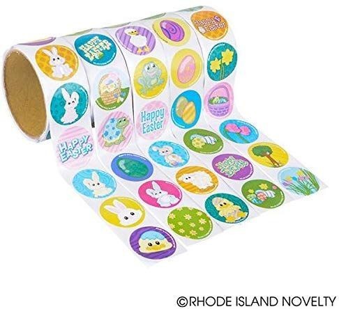 lot 3456 image: Rhode Island Novelty Assorted Easter Theme Stickers  Lot of 500 