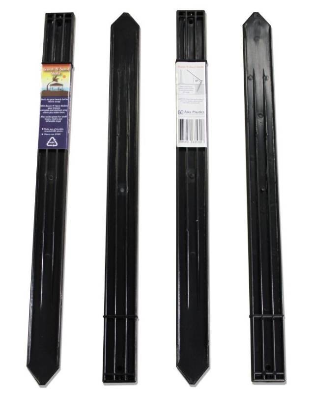 lot 3467 image: beach n sand stake 4 pack 24.5 inch x .625inx 2in super tough no rust