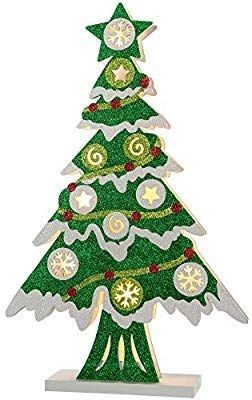 lot 8750 image: Werchristmas Pre-lit Christmas Tree Decoration, 44 Cm - Multi-colour