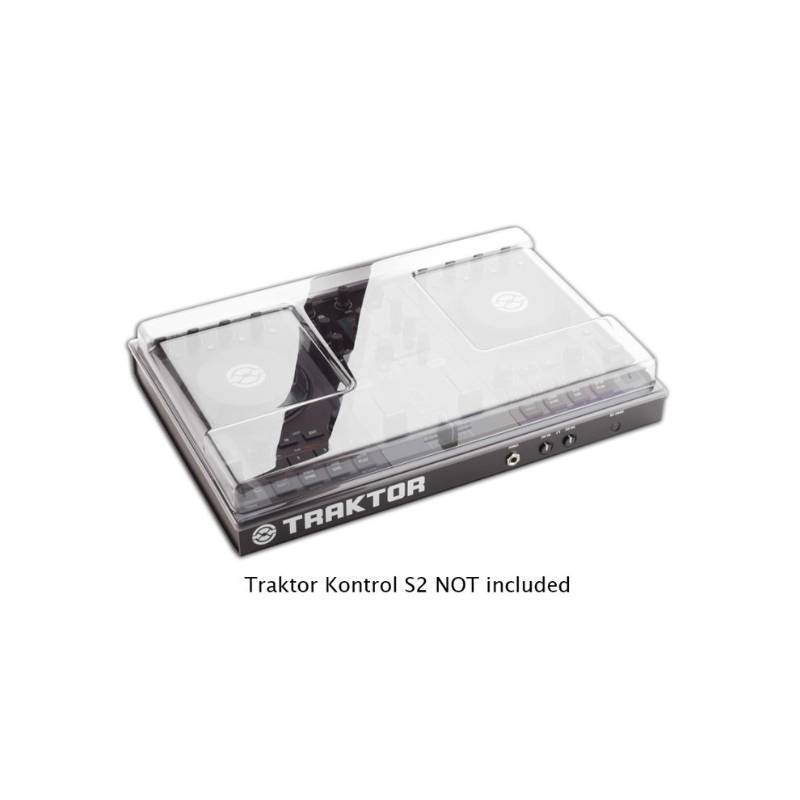 lot 8781 image: Decksaver DS-PC-KONTROLS2 Native Instruments Kontrol S2 Series Cover Smoked Clear