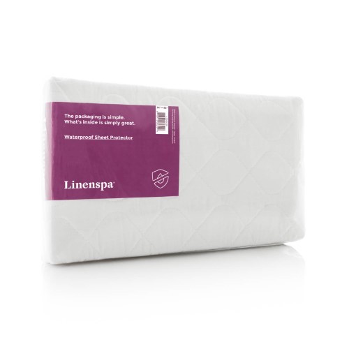 lot 8805 image: LINENSPA 34  x 52  Absorbent Waterproof Sheet Protector Underpad with Soft Cotton Blend Cover