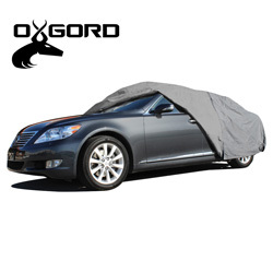 lot 8806 image: Oxgord Light Car Cover Indoor Dust Proof Fabric Protection Large - Corvette Size