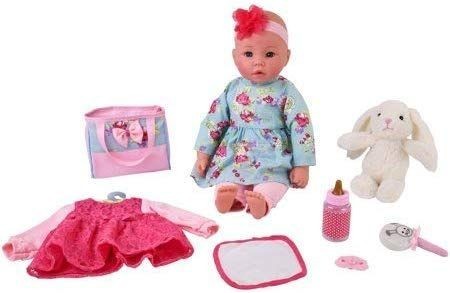 lot 8826 image: My Sweet Love 18  Baby Pretend Play Doll set with Puppy