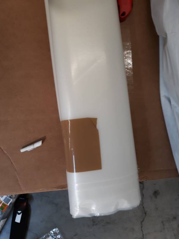 lot 8862 image: Greenhouse Clear Plastic Film Polyethylene Covering Gt4 Year 6 Mil 16ft. X 25ft. By Grower��s Solution