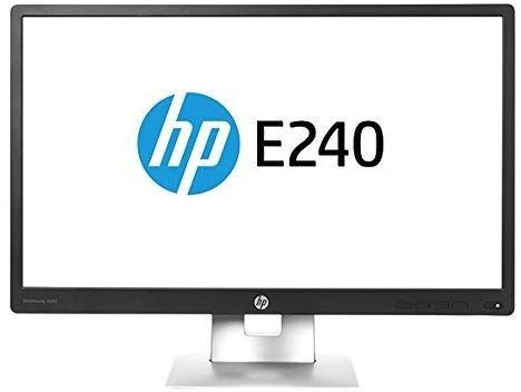 lot 8869 image: HP M1N99A8#ABA EliteDisplay E240 23.8 1080p Full HD LED-Backlit LCD Monitor, BlackSilver