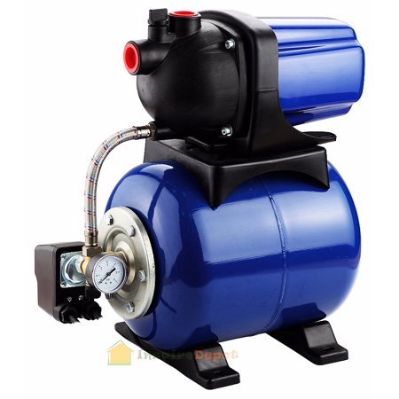 lot 9498 image: STKUSA 1.6HP 1  Shallow Well Jet Water Pump, plus Tank