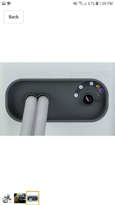 lot 9569 image: Ossur Cold Rush Cold Therapy Unit Only