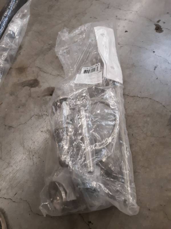 lot 9649 image: Dynasty Hardware 3800 SN 4PC Palisades Series Bathroom Hardware Set Satin Nickel 4 Piece Set With 24 Towel Bar