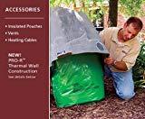 lot 10272 image: Dekorra Garden Sculptures 34 in. L x 24 in. H Medium Fiberglass Encapsulated Green Plastic Insulation Pouch 610-GN