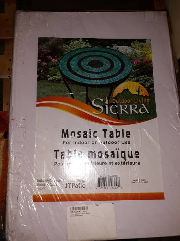 lot 10310 image: Mosaic End Table