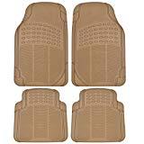 lot 10362 image: Oxgord All Weather Beige Car Floor Mats (Set of 4)