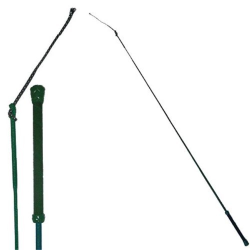 lot 10380 image: Intrepid International 111299HG 39 in. Colorful Training Whip Hunter Green