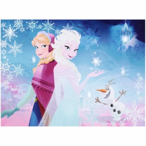 lot 10393 image: Disney Frozen LED Canvas Wall Art