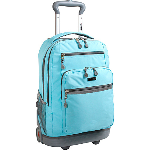 lot 10396 image: Sundance II 20 Laptop Rolling Backpack - Color Seafoam