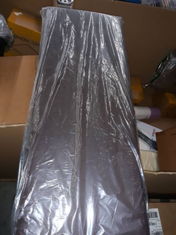 lot 10402 image: faux leather folding storage ottoman bench foot rest stool (43.3 , brown) by jane victoria furniture