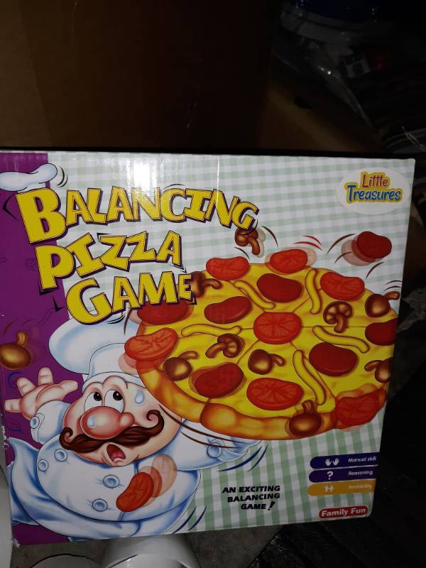 lot 10403 image: ViewHuge Stacking Balancing Games Desktop Toys for 2-4 Players,Whole Family-Pappas Pizza Topp