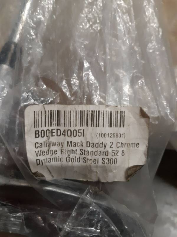 lot 10418 image: Callaway Mack Daddy 2 Chrome wedge