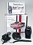 lot 10437 image: Blackbox BANTAM-UHF Two-way Radio with Kenwood K1 2-Pin Connector Jack, Compact, Rugged and Full Power Radio, 16 Channels, 4 watts  2 watts, Scanning, Voice Channel Enunciation, 1500 mAh Lithium Ion Battery, Rapid Rate Charger, 3 Programmable Buttons - V