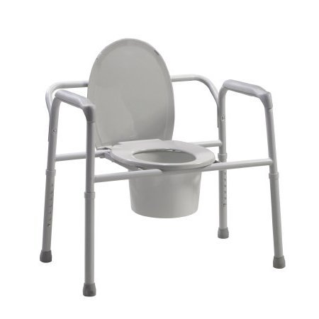 lot 10742 image: Heavy Duty Bariatric Folding Bedside Commode Seat