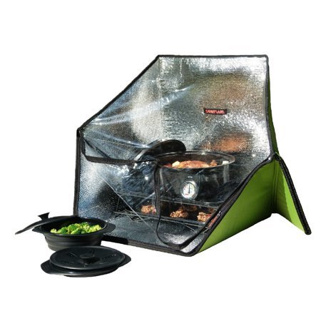 lot 10746 image: Sunflair #1 Portable Solar Oven Deluxe, Dehydrating Racks & Cookware Included - Great for Camping, Outdoor Activities