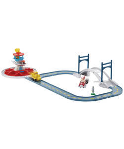 lot 10747 image: Paw Patrol Launch N Roll Lookout Tower Track Set