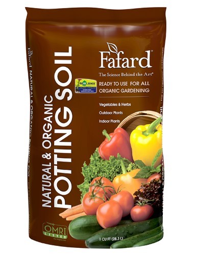 lot 10798 image: Fafard 4005103 Natural & Organic Potting Soil with Resilience, 1 cu ft