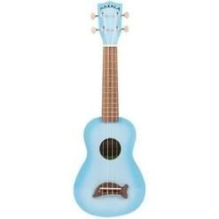 lot 10803 image: Kala MK-SD Makala Dolphin Bridge Soprano Ukulele - Light Blue