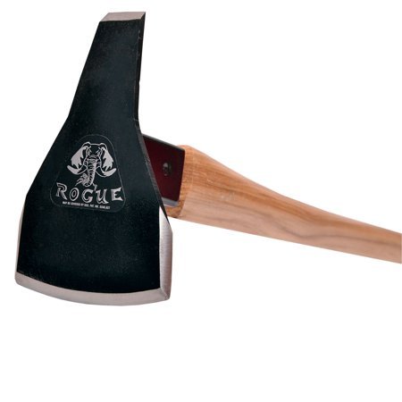 lot 10884 image: Rogue Hoe 6 Inch Steel Triangle A Blade Fire Trail Hoe with Hickory Wood Handle