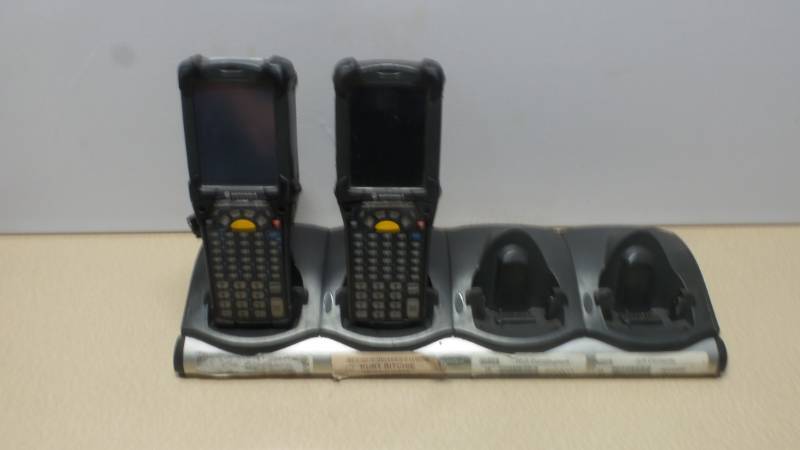 lot 6323 image: Lot of 2 Motorola Scanners with Docking Station