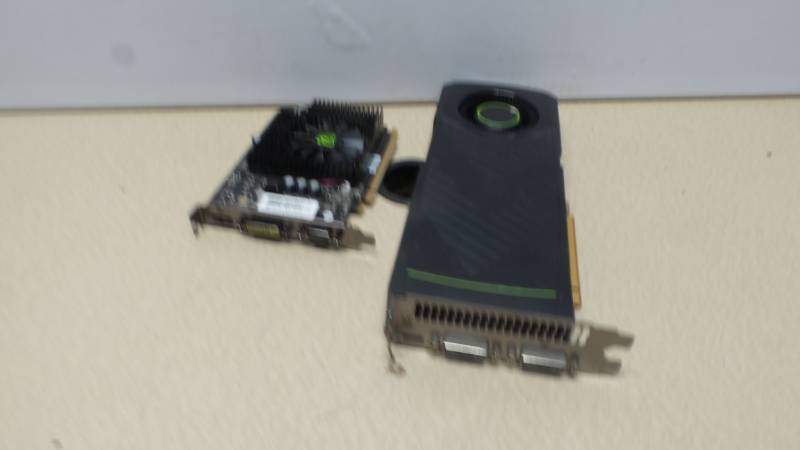 lot 6376 image: Lot of 2 Video Cards