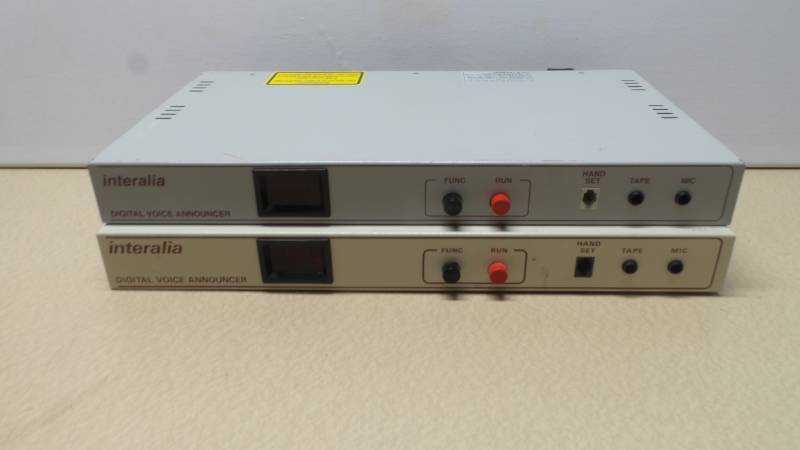 lot 6339 image: Lot of 2 Interalia Digital Voice Announcer