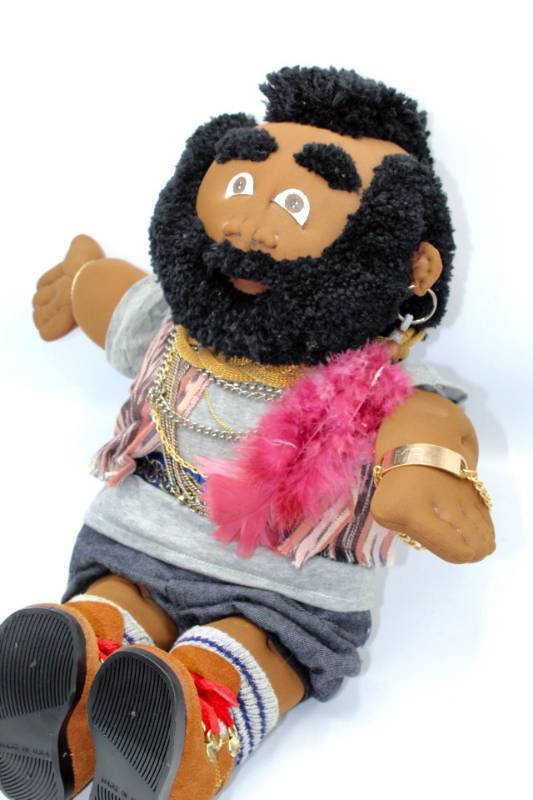 lot 1818 image: I Pity The Fool  Mr. T The 1980s A-Team B.A. RARE Limited Edition Plush Pumpkin Patch Doll