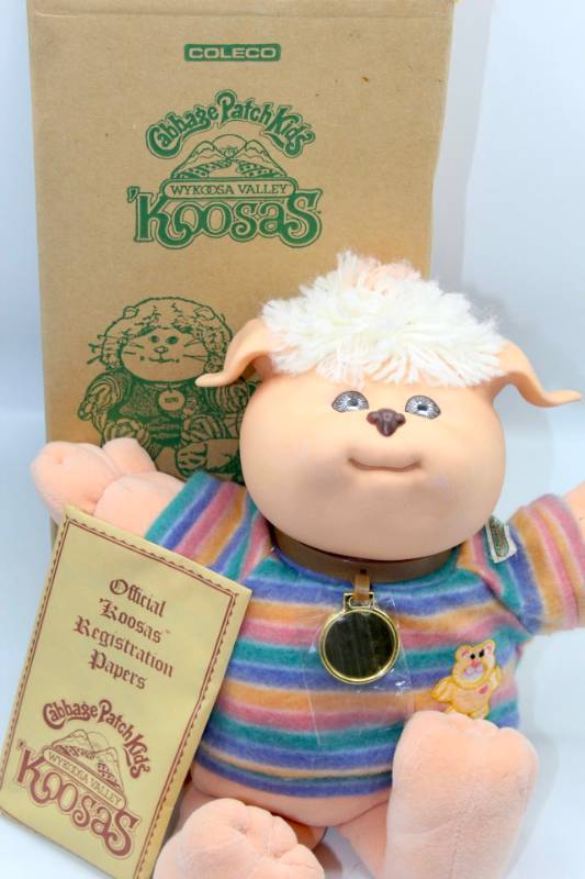 lot 1820 image: Cabbage Patch Kids Koosas