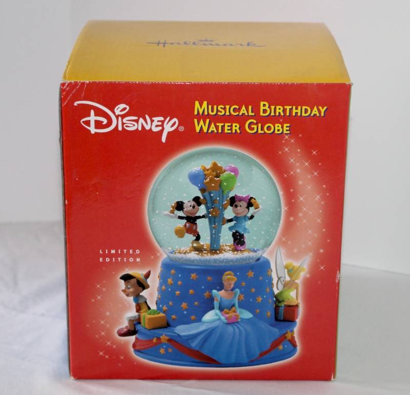 lot 1824 image: Disney Limited Edition Musical 100th Birthday Water Globe
