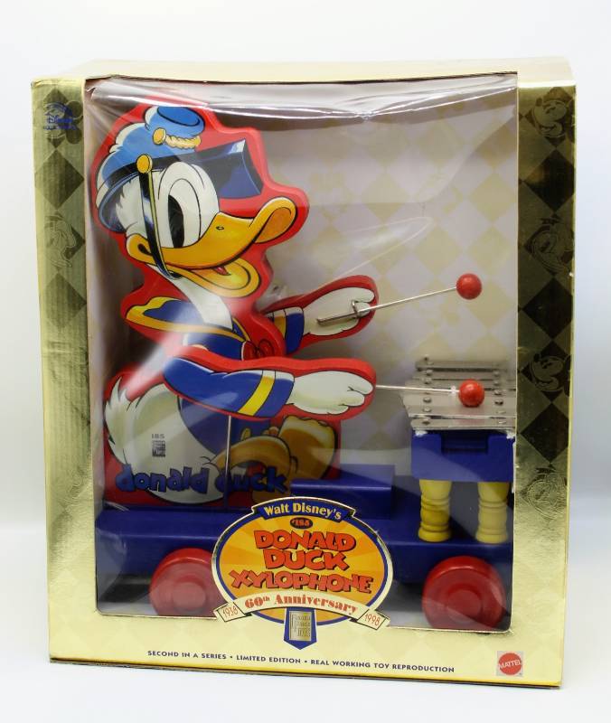 lot 1829 image: Walt Disneys 60th Anniversary Donald Duck Xylophone