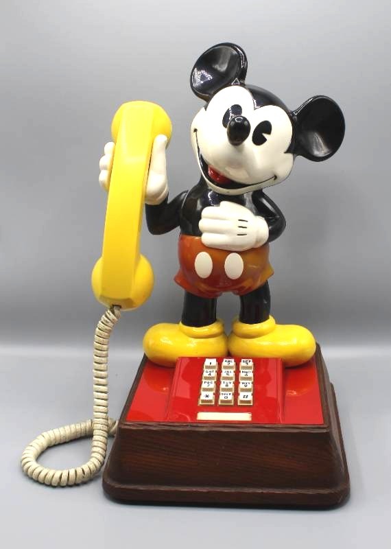 lot 1830 image: 1976 The Mickey Mouse Phone - Touch Tone