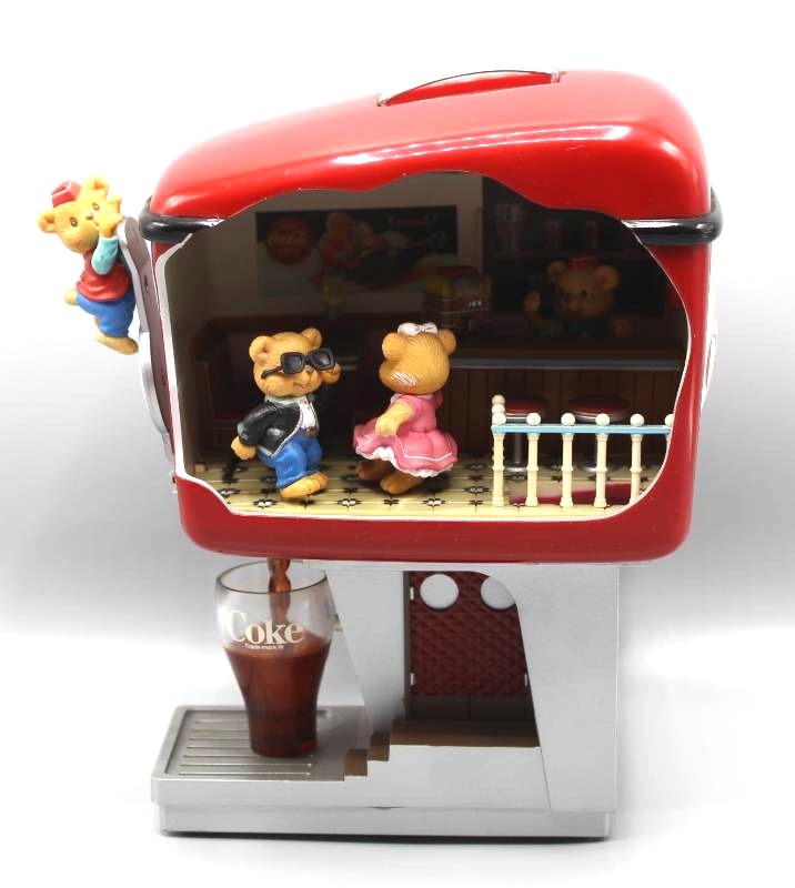 lot 1837 image: 1999 Coca Cola Rock Around The Clock Music Box