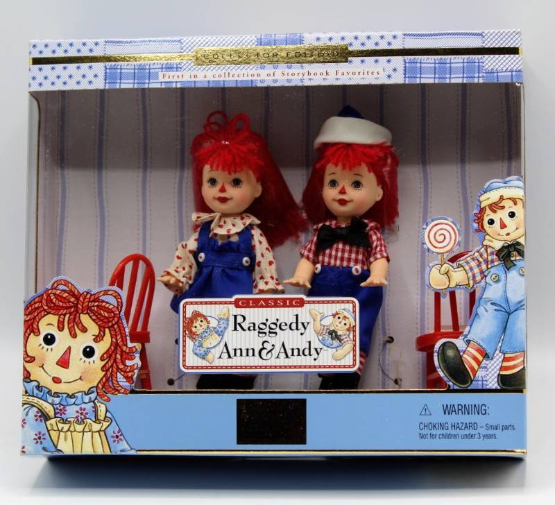 lot 1888 image: Barbie Collectibles Raggedy Ann & Andy New in Box