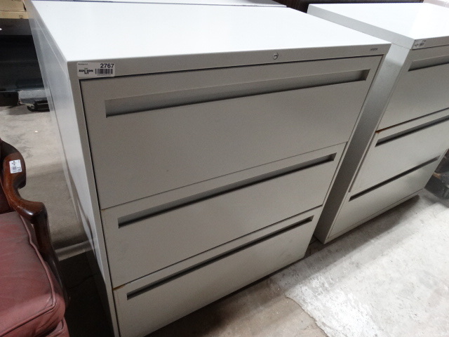 Hon 3 Drawer Lateral File Cabinet Auction Ict Downtown Wichita