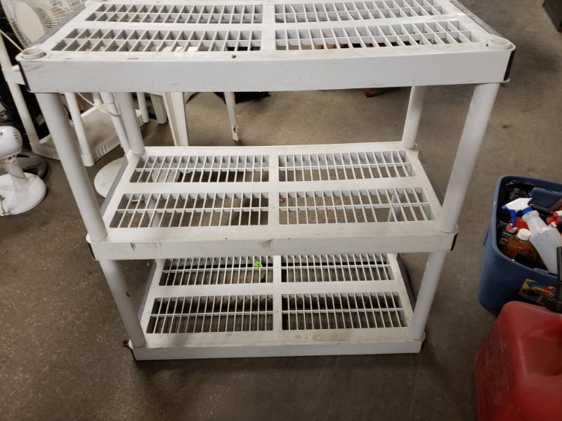 lot 3013 image: 3 Tier Garage Shelf
