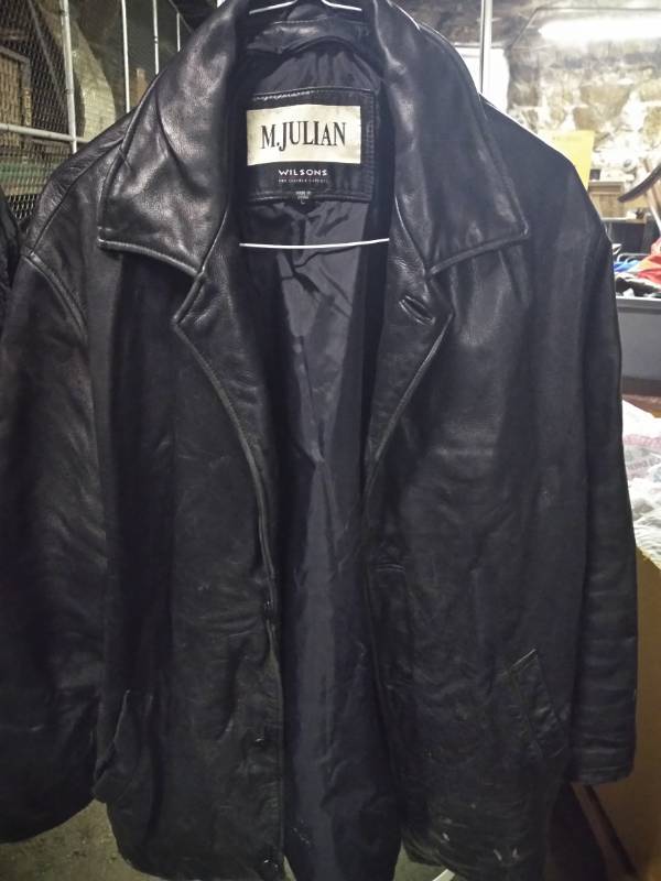 lot 1244 image: M. Julian Wilsons Leather Jacket Size L