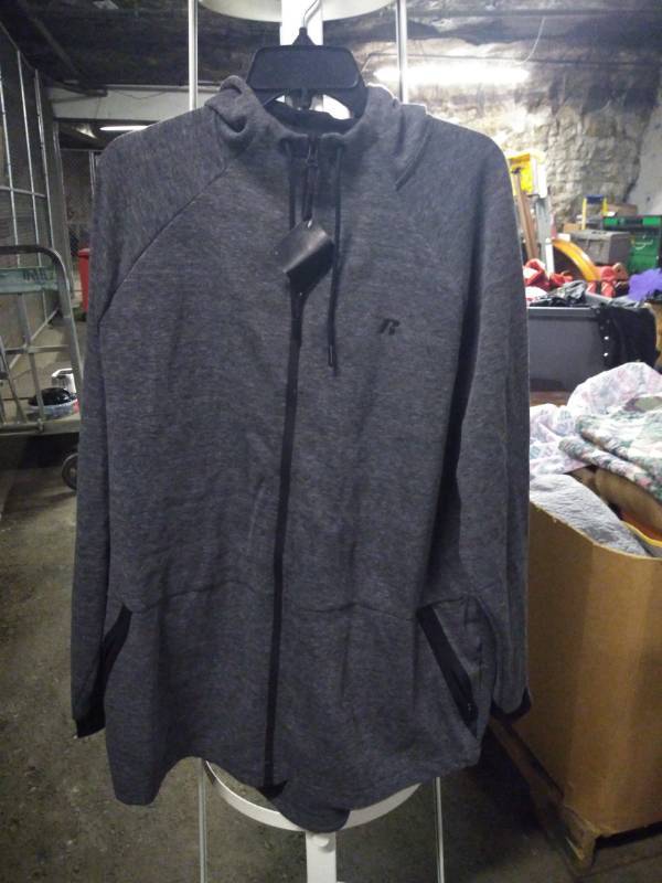 lot 1252 image: Russell Fusion Knit Zip UP Hoodie