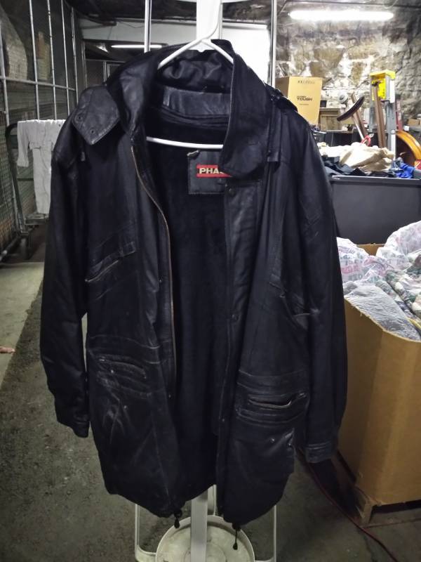 lot 1267 image: Phase 2 Leather Jacket Size L