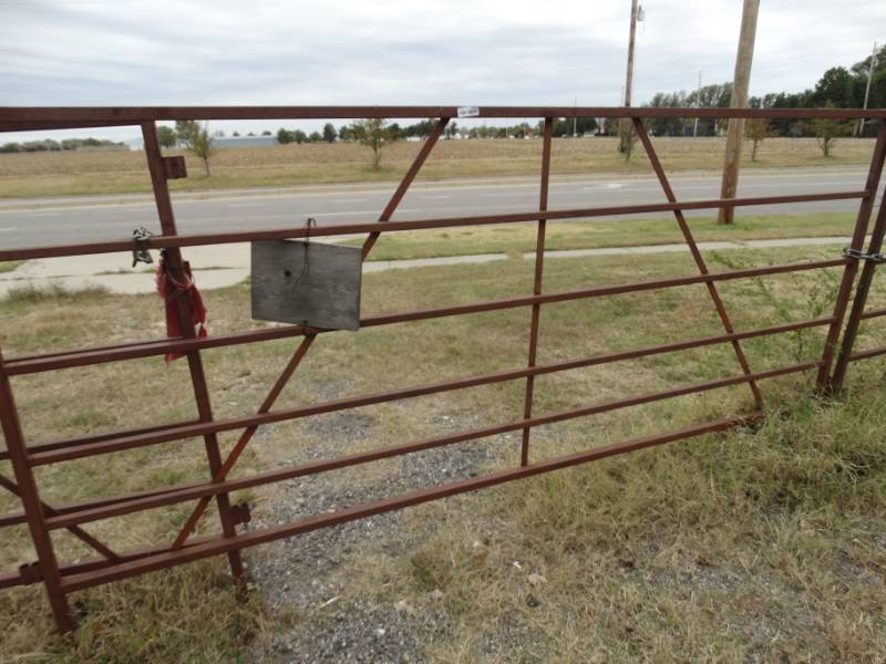 lot 7950 image: Metal farm gate