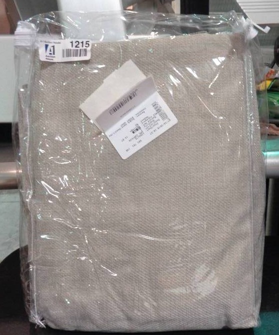 lot 1215 image: Curtains with Grommets - Taupe, 52 x 84