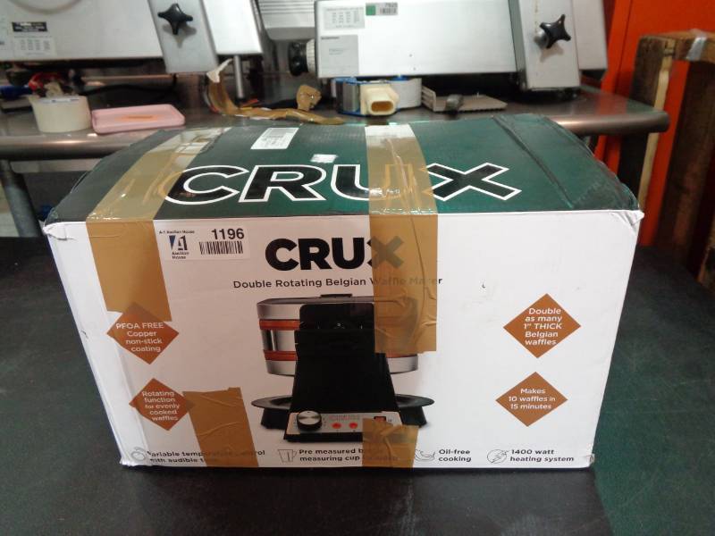lot 1196 image: Crux Double Rotating Waffle Maker