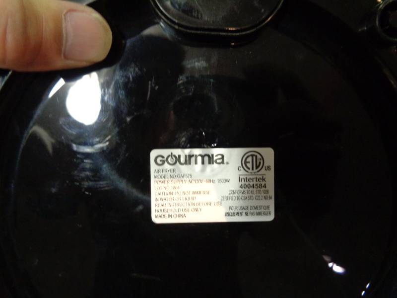 As is Gourmia 6-qt Digital Air Fryer – Wholesale Bidder