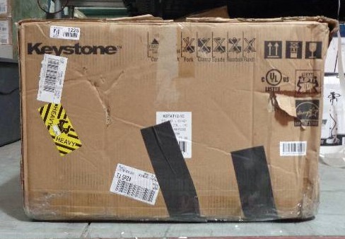 lot 1225 image: Keystone - 12000-BTU 115V Through-the-Wall Air Conditioner with Follow Me LCD Remote Control - White