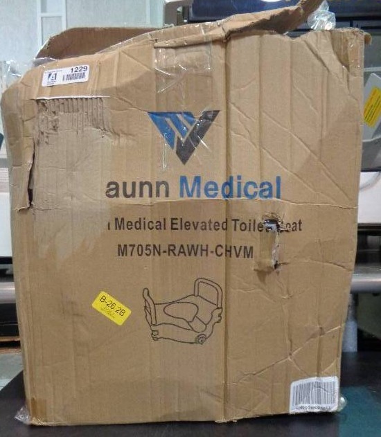 lot 1229 image: Vaunn Medical Elevated Raised Toilet Seat