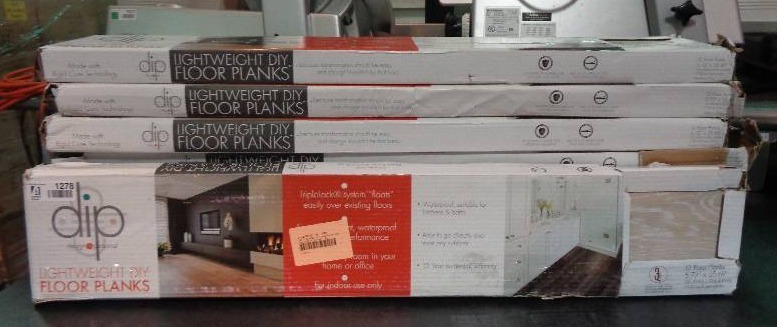 lot 1278 image: DIP Coastal Planks 6x36 - 12 Floor PlanksCarton, 8 Cartons